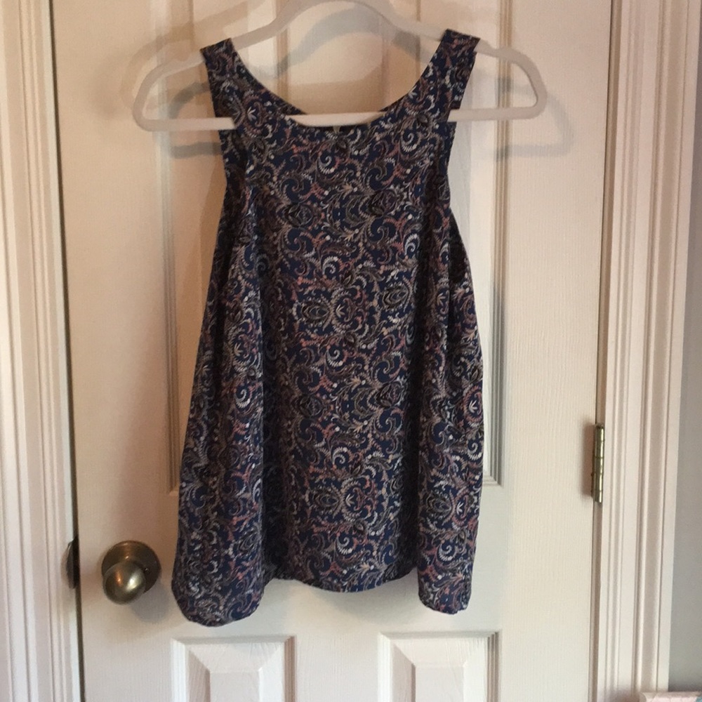 Paper Crane Sleeveless Blouse